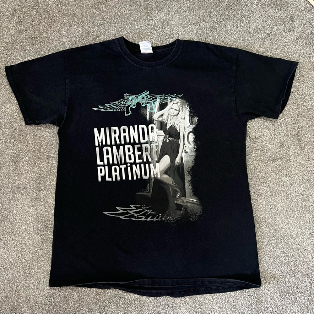 Miranda lambert shirt womens large black concert‎ country western casual y2k